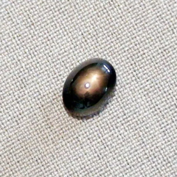 7,34 ct schwarzer Sternsaphir Edelstein Cabochon-Schliff