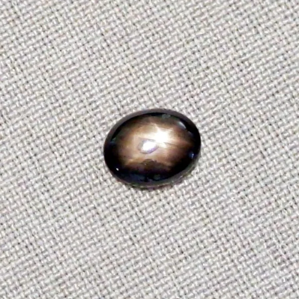 3,80 ct schwarzer Sternsaphir Edelstein Cabochon-Schliff