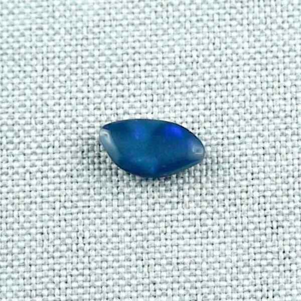 1,50 ct Blauer Lightning Ridge Black Opal Multicolor Vollopal Australien