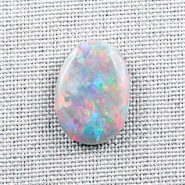 5,77 ct Black Crystal Opal Multicolor Vollopal Lightning Ridge