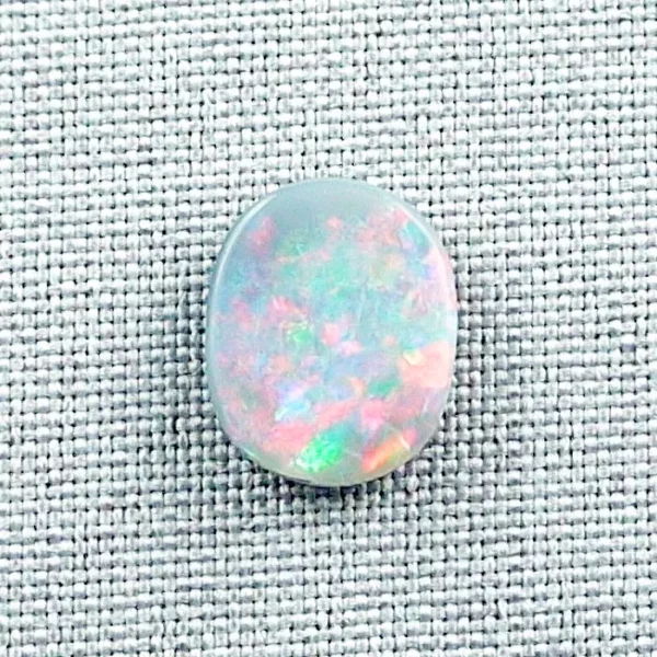 5,50 ct White Opal Multicolor Edelstein Vollopal Lightning Ridge