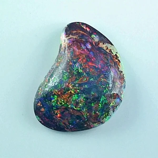 34,34 ct Boulder Opal Opalstein Multicolor Regenbogen Investment Edelstein