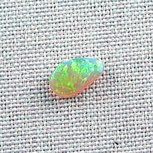 Black Crystal Opal 1,24 ct Grüner Multicolor Vollopal Lightning Ridge