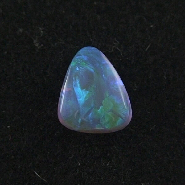 Black Crystal Opal 1,64 ct. - 10,04 x 8,20 x 3,49 mm Blau Grün Türkis