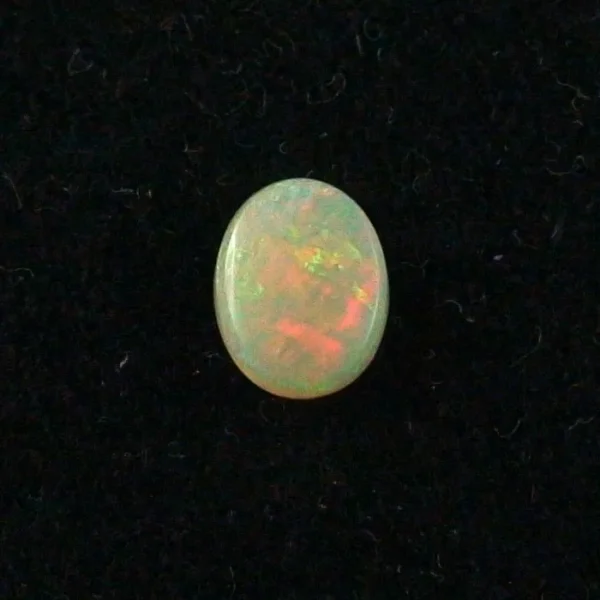 1,15 ct White Opal Lightning Ridge Multicolor Edelstein