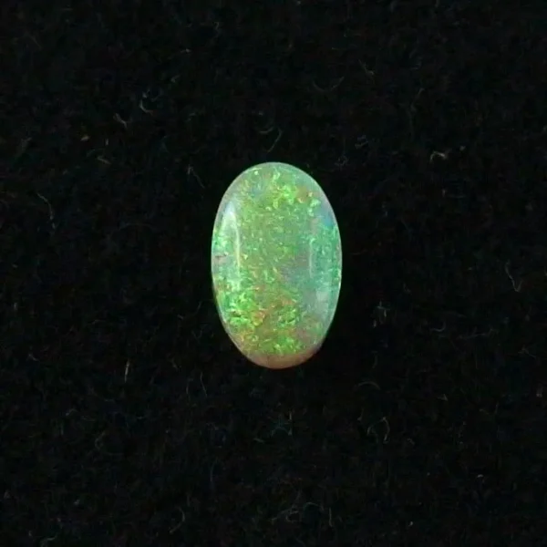 1,00 ct White Opal Lightning Ridge Multicolor Edelstein