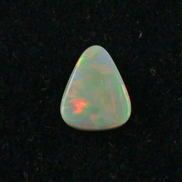 1,86 ct White Opal Lightning Ridge Multicolor Edelstein