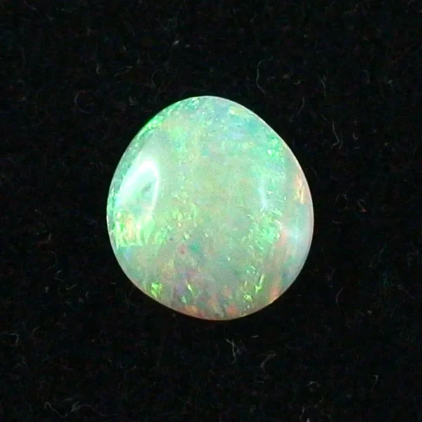 3,48 ct White Opal Lightning Ridge Multicolor Edelstein