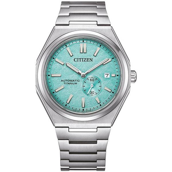 citizen zenshin small second automatik titanuhr lightgreen