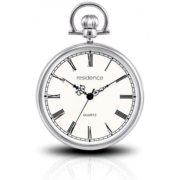 klassik taschenuhr quartz lpine rmisch silber