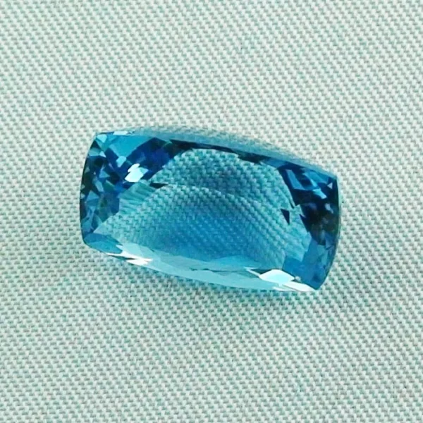 12,77 ct Blautopas Cushion Schliff Edelstein Schmuckstein