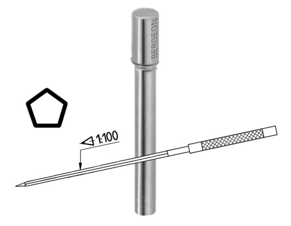 Zapfenreibahlen mit Heft 0,05 mm