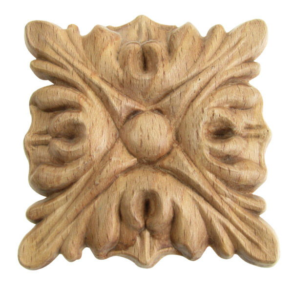 Zierteil Blume Holz