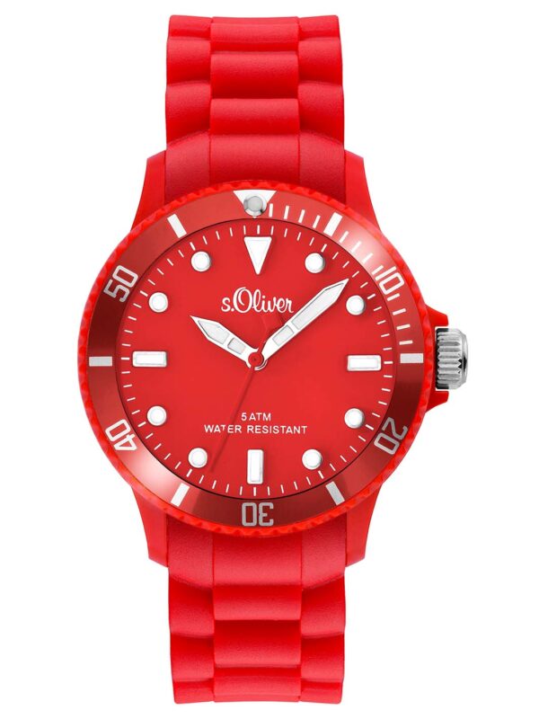 s.Oliver Silikonband rot SO-2423-PQ