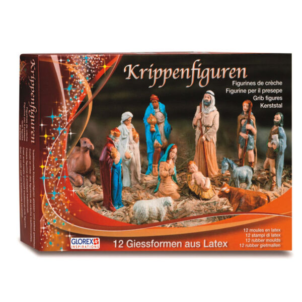 Latexformen-Set Krippenfiguren