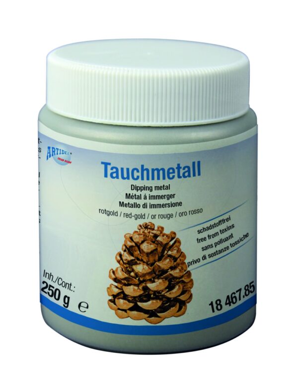 Tauchmetall, Farbe rot-gold, 250g