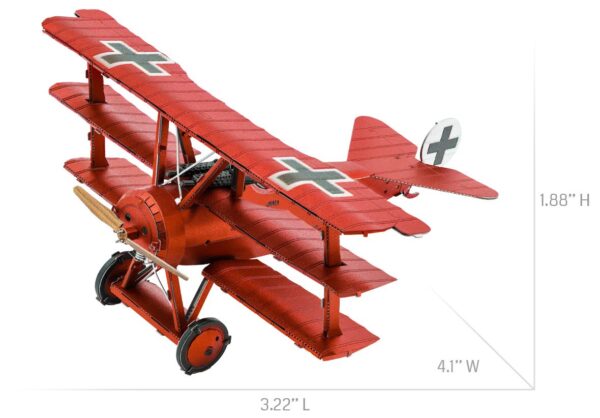 METAL EARTH 3D-Bausatz Roter Baron