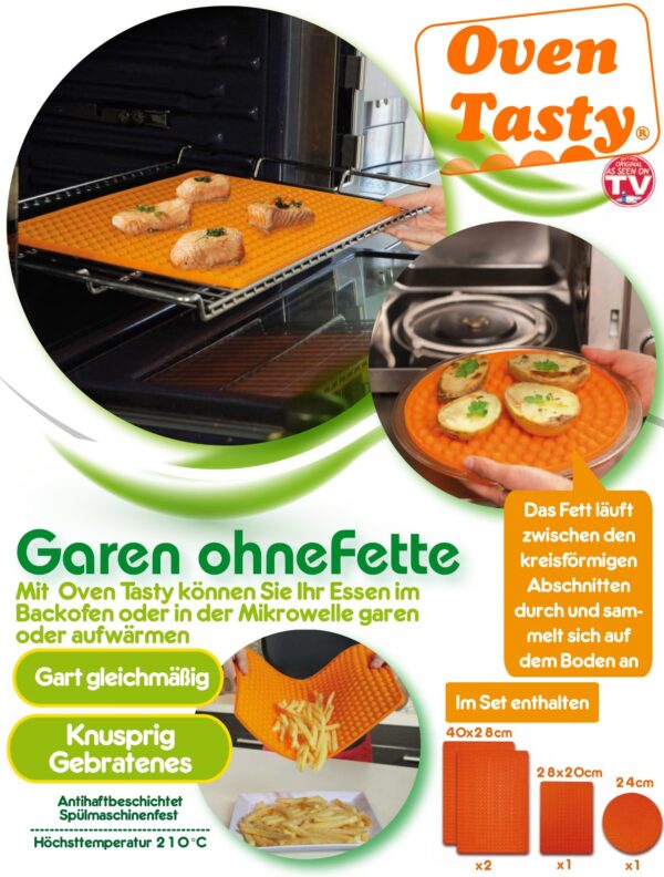 Oven Tasty - endlich Garen ohne Fette! Vorteilsset!