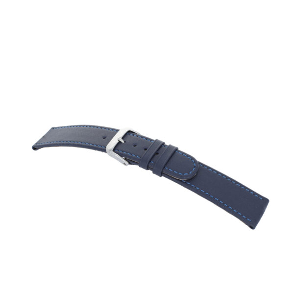 Lederband Louisville 20mm ozeanblau glatt