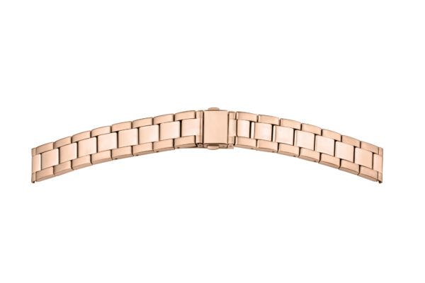 Metallband Edelstahl 20 mm Stahl rosé poliert/mattiert