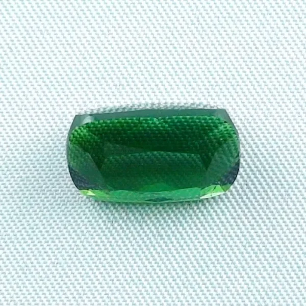 9,02 ct Turmalin Grüner Verdelith Edelstein Schmuckstein Kissenschliff