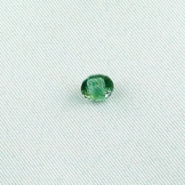 1,00 ct Turmalin Grüner Verdelith Edelstein Schmuckstein Oval Facettiert