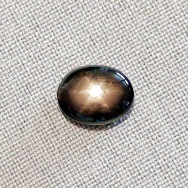 8,60 ct schwarzer Sternsaphir Edelstein Cabochon-Schliff