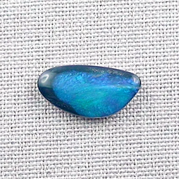 Blauer 3,36 ct Lightning Ridge Black Opal Blauer Vollopal Australien