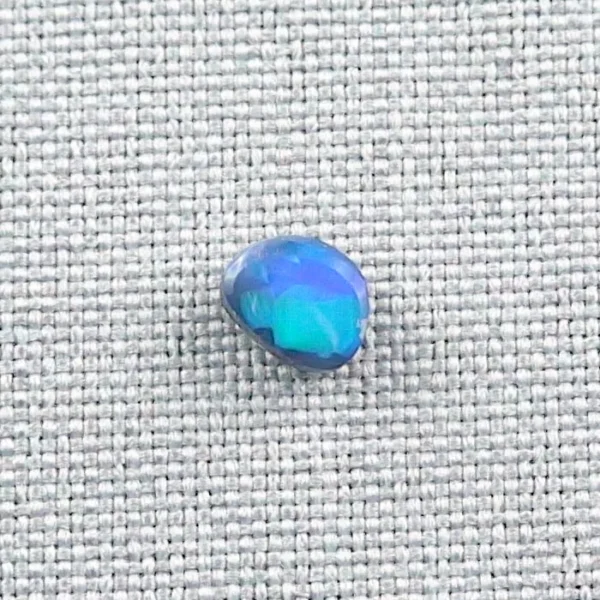 Lightning Ridge Black Opal 0,79 ct Blau Türkiser Vollopal Opalstein