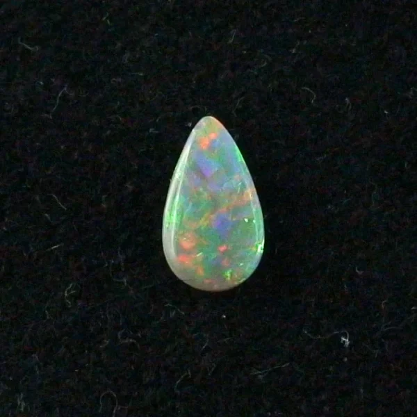 Black Crystal Opal 0,72 ct Multicolor Vollopal