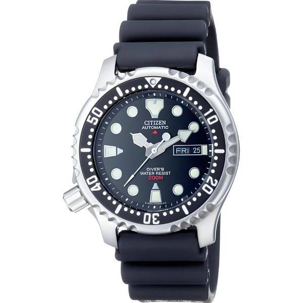 citizen promaster diver automatik taucheruhr edelstahl schwarz