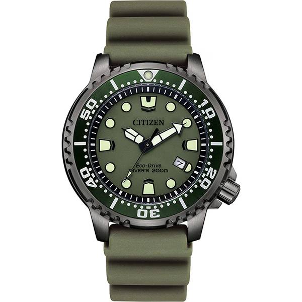 citizen promaster eco drive diver solar taucheruhr khaki