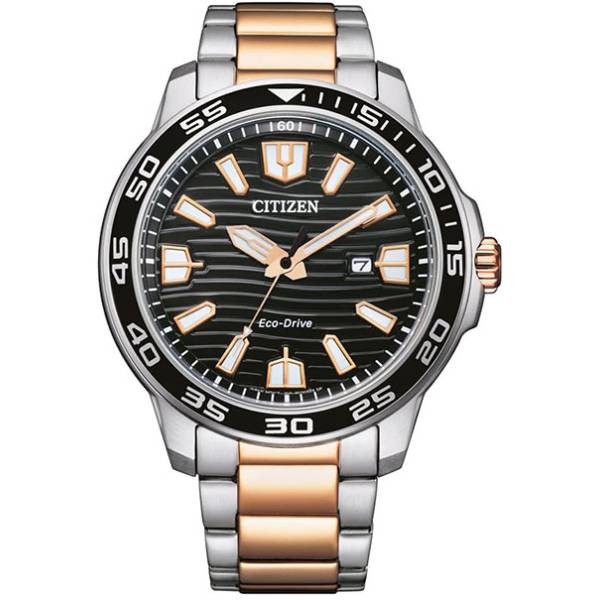 citizen sport eco drive solaruhr bicolor