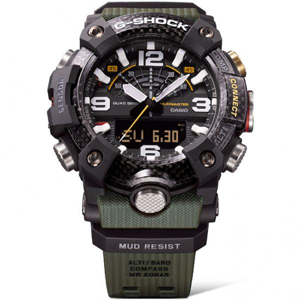 g shock mudmaster bluetooth carbon core guard sensor military