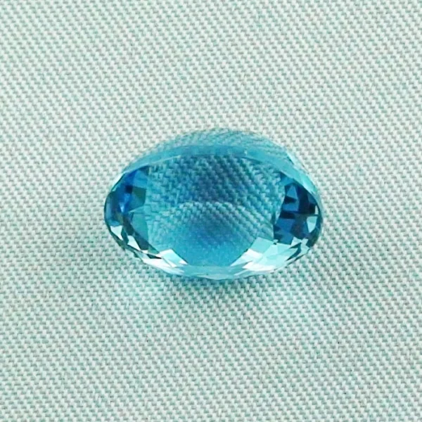 10,47 ct Blautopas Oval Schliff Edelstein Schmuckstein