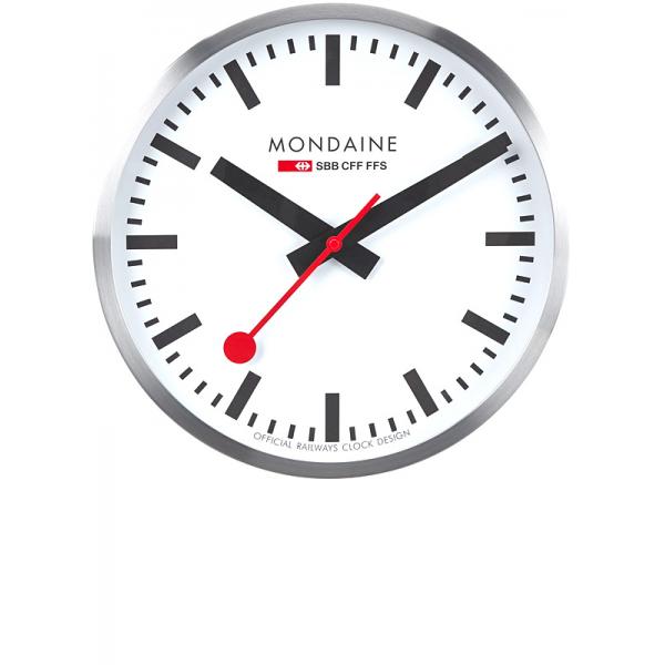 mondaine wall clock sbb bahnhofswanduhr xl sweep silent