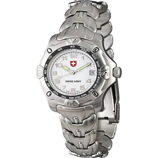 swiss army avanches quartzuhr weiss