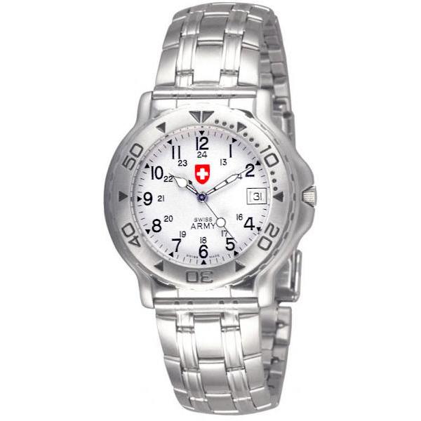 swiss army classic quartzuhr weiss