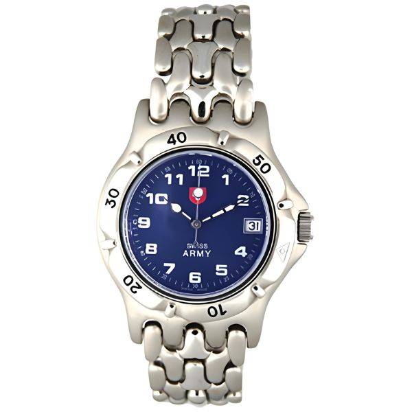 swiss army spirit quartzuhr blau