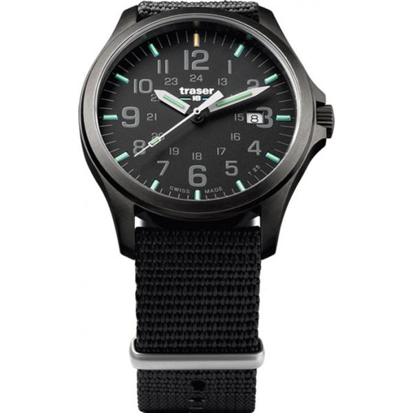 traser p67 officer pro gunmetal lumiuhr schwarz