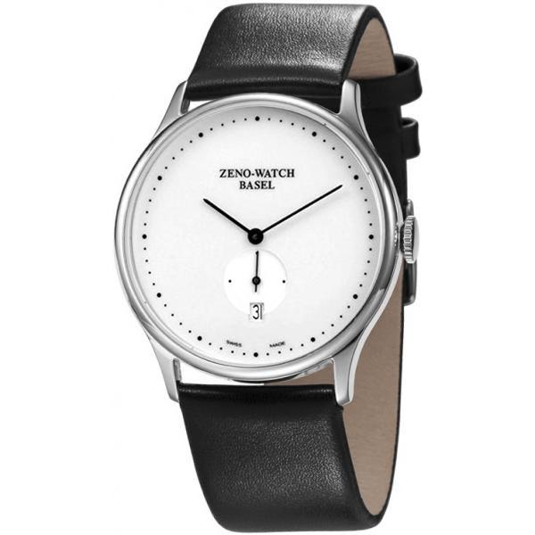 zeno watch basel bauhaus quartuhr weiss 1