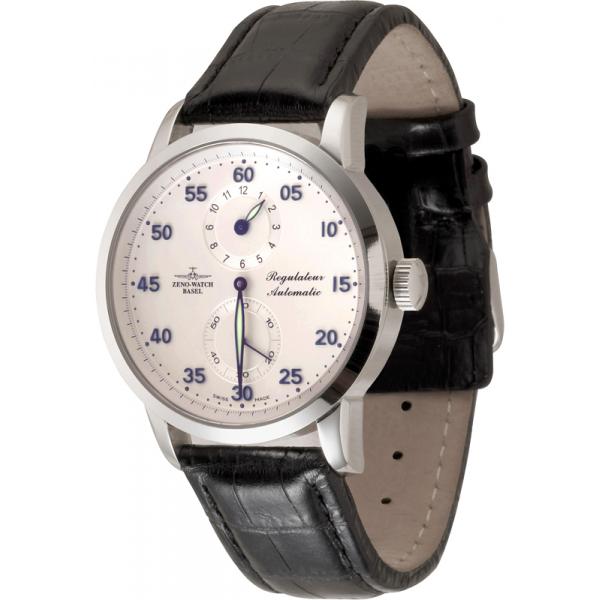 zeno watch basel godat i automatik regulator edelstahl