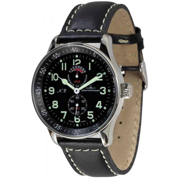 zeno watch basel pilot x large handaufzug fliegeruhr mit gangreserve